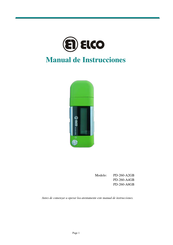 elco PD-260-A4GB Manual De Instrucciones