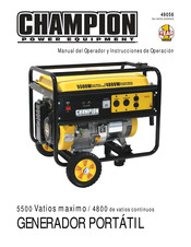 Champion 49056 Manual Del Operador Y Instrucciones De Operación