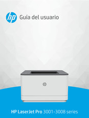 HP LaserJet Pro 3002 Serie Guia Del Usuario