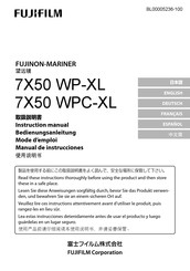 FujiFilm FUJINON-MARINER 7X50 WP-XL Manual De Instrucciones