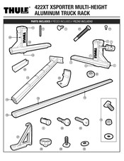 Thule 422XT Xsporter Instrucciones De Montaje