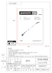 GreenWorks Pro PSC403 Manual Del Operador