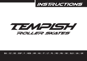 Tempish ROLLER SKATES Manual De Instrucciones