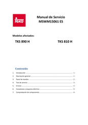 Teka TKS 890 H Manual De Servicio