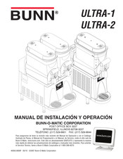 Bunn ULTRA-1 Manual De Instalación Y Operación