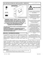 Amerec AK4.5 Instrucciones De Instalación Y Servicio