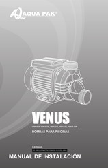 Aqua pak VENUS20 Manual De Instalación