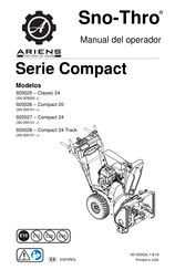 Ariens 920026 Manual Del Operador