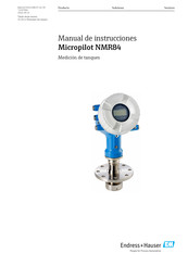 Endress+Hauser Micropilot NMR84 Manual De Instrucciones