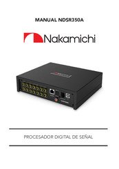 Nakamichi NDSR350A Manual