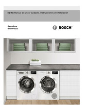 Bosch WTG86401UC Instrucciones De Instalación