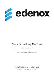 edenox VAC-10 DT Manual De Instalación, Operación Y Mantenimiento