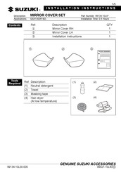 Suzuki 99134-10L0 Serie Instrucciones De Montaje