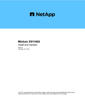 NetApp X91148A Manual Del Usuario