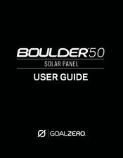 GOAL ZERO BOULDER 50 Guia Del Usuario