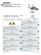 Siemens 3KC9837-3KC7442-0DA22-0CA3 Manual De Instrucciones