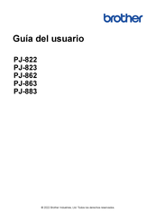 Brother PJ-863 Guia Del Usuario