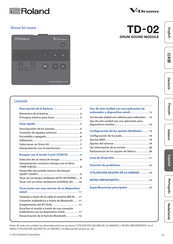 Roland V-Drums TD-02 Manual Del Usuario