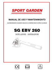 SPORT GARDEN SG EBV 260 Manual De Uso Y Mantenimiento