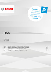 Bosch PKF6 CA1 Serie Manual De Usuario E Instrucciones De Montaje