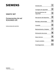 Siemens SIMATIC NET SCALANCE LPE Instrucciones De Servicio