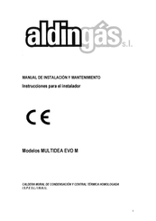 Aldingas MULTIDEA EVO M Manual De Instalación Y Mantenimiento