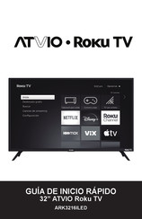 ATVIO Roku TV ARK3216ILED Guia De Inicio Rapido