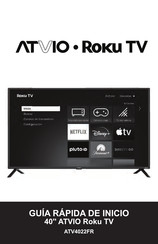 ATVIO Roku TV ATV4022FR Guía Rápida De Inicio