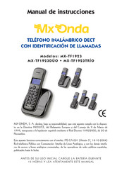 Mx Onda MX-TF1923TRIO Manual De Instrucciones