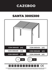 CAZEBOO SANTA 300S300 Manual De Montaje