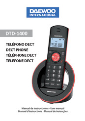 Daewoo DTD-1400 Manual De Instrucciones