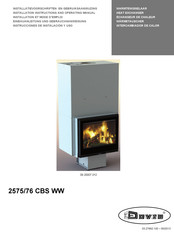 Dovre 2575 CBS WW Instrucciones De Instalacion Y Uso