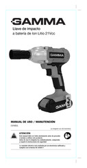 Gamma G12201 AR Manual De Uso / Manutención