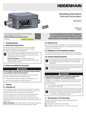 HEIDENHAIN EIB 2391S Manual De Instrucciones