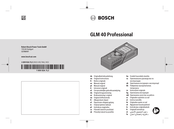 Bosch GLM 40 Professional Manual Original