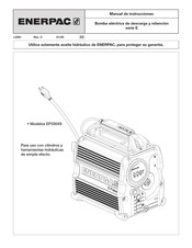 Enerpac EP3304S Manual De Instrucciones