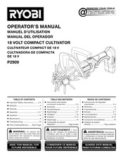 Ryobi P2909 Manual Del Operador