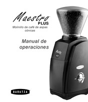 Baratza Maestro PLUS Manual De Operaciones