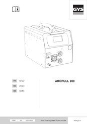 GYS GYSPOT ARCPULL 200 Manual De Instrucciones