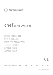 turbionaire chef 90 WALL PRO Manual De Instrucciones