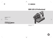 Bosch GBH 185-LI Professional Manual Original