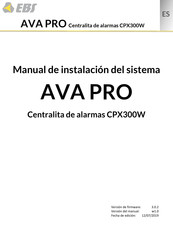 EBS AVAPRO Manual De Instalación