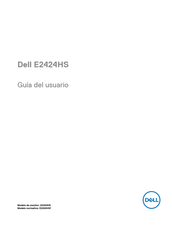 Dell E2424HSf Guia Del Usuario