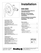 Bradley S59-2005 Manual De Instalación