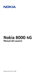 Nokia 8000 4G Manual Del Usuario