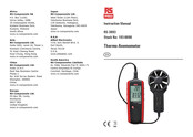 RS Pro 193-8696 Manual De Instrucciones