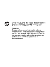 HP ProLiant WS460c Gen9 Guía De Usuario