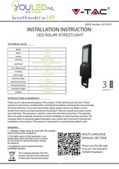 V-TAC VT-ST42 Instrucciones De Instalación