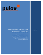 PULOX PLW-100 Manual De Instrucciones