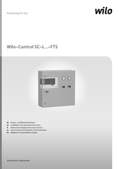 Wilo Control SC-L 2x12A-M-DOL-WM-FTS Instrucciones De Instalación Y Funcionamiento